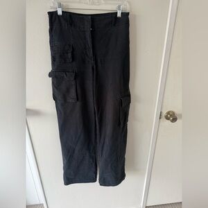 Wilfred Black Utility Straight Leg Pants